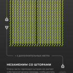 Прозрачный удлинитель для гирлянд 3м