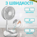 Вентилятор Настольный и напольный ZK Turbo 3 режима работы