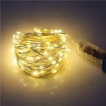 Світлодіодна LED Гірлянда-нитка «Краплі роси» 10м, 20м, 30м, 50м