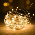 Світлодіодна LED Гірлянда-нитка «Краплі роси» на батарейках