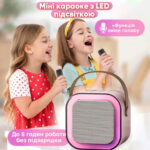 Дитяче Bluetooth караоке з колонкою та бездротовим мікрофоном