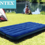 Велюровий односпальний надувний матрац Intex 191x76x25 см