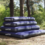 Велюровий односпальний надувний матрац Intex 191x76x25 см