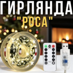Світлодіодна гірлянда  від USB «Роса» 50м 100м 150м 200м  8 режимів свічення
